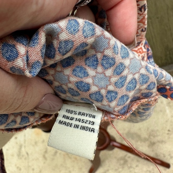 Sim & Sam Boho Geometric Printed Smocked Back Flowy Summer Kimono Cardigan - Picture 5 of 7